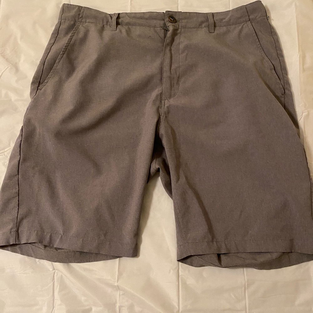 Volcom Gray Flat Front Shorts